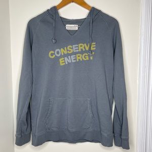 Be as you are Conserve Energy Hoodie pullover XL but runs small see measurements